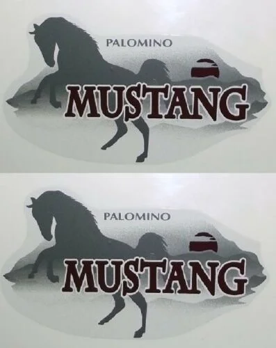 

Для 2x Palomino Mustang логотип Rv прицеп графическая фотография виниловая наклейка окно