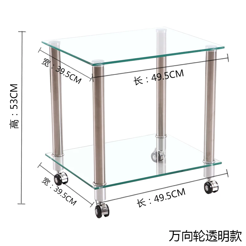 

Custom Square Small Coffee Table Tempered Glass Sofa Next To Coffee Table Table Double Side Table Creative Phone Table Mobile Te