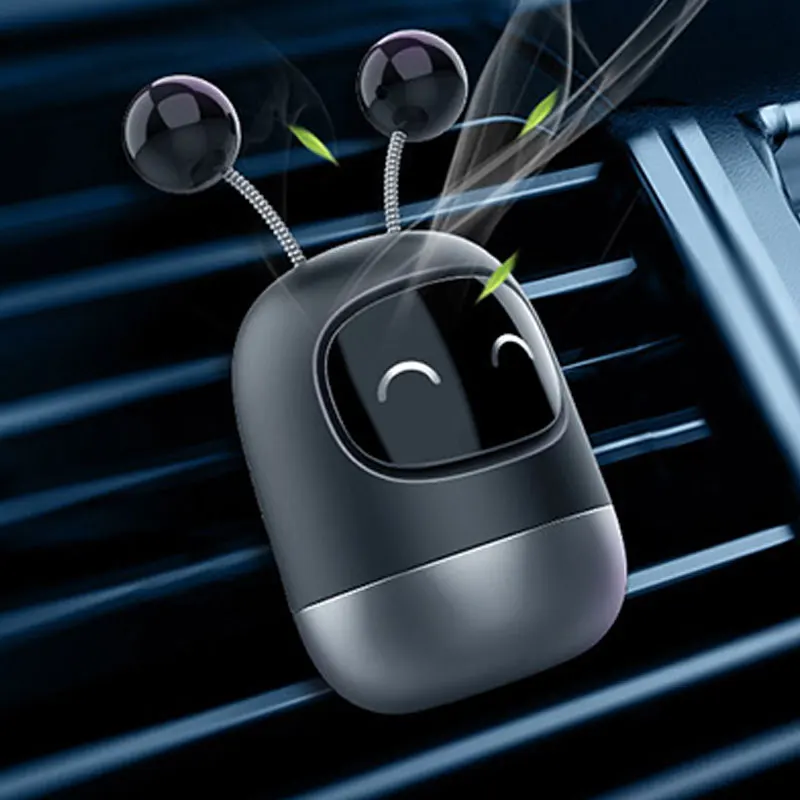 

Car Perfume Air Freshener Cute Robot Car Diffuser Solid Aromatherapy Air
