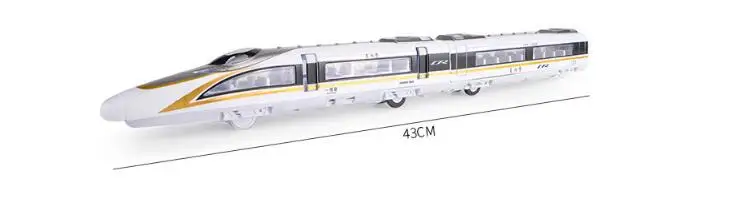 Kaiwei Meisheng сплав Fuxing HSR Игрушечная модель поезда со звуком светильник может