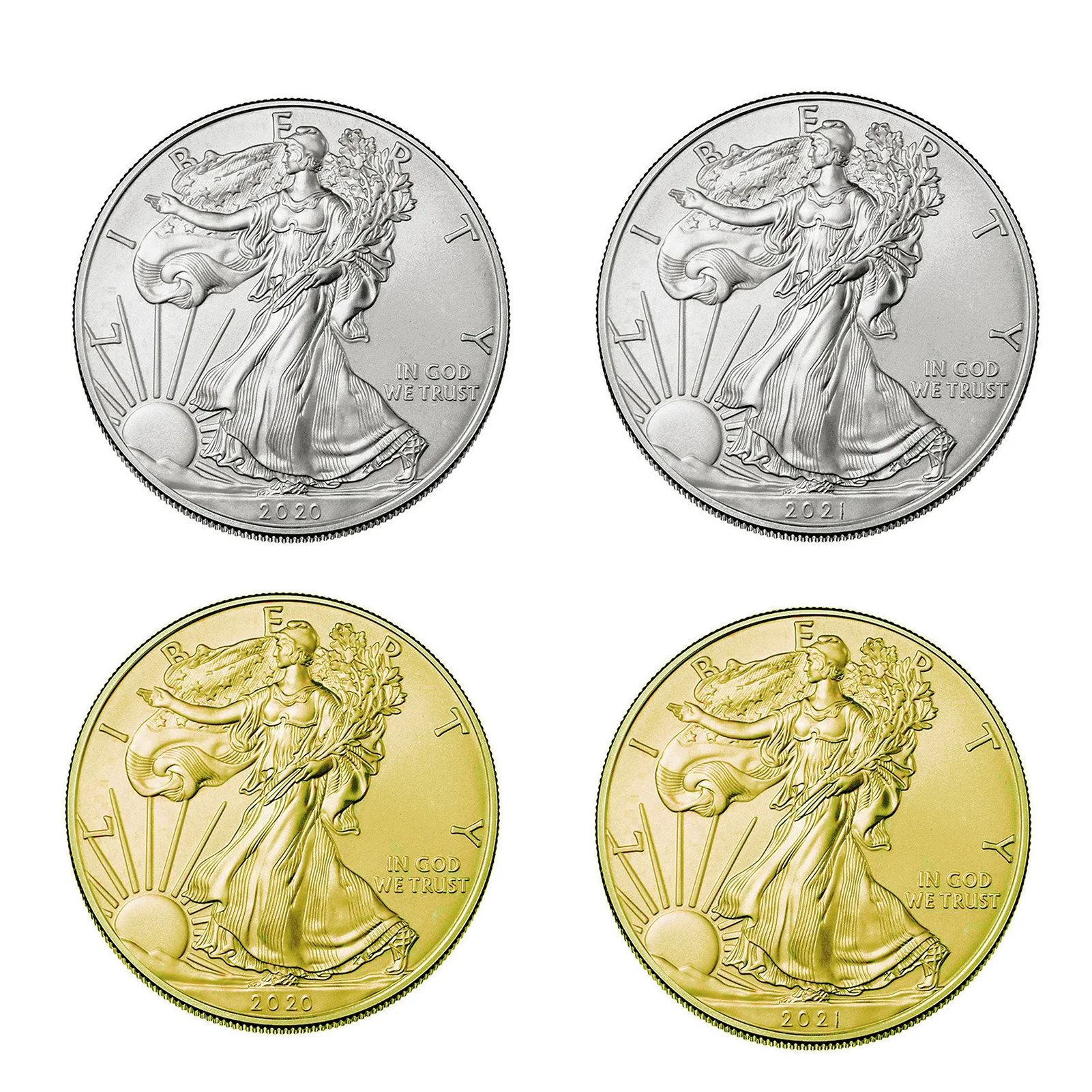 

American Statue of Liberty Eagle Coin Commemorative Gift Coin high strength wear resistance rust resistance durability gift