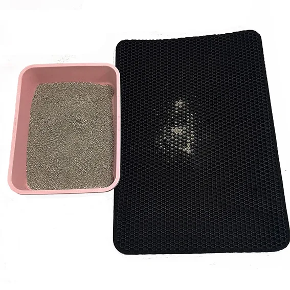 Коврик для туалета кошек водонепроницаемый двухслойный Противоскользящий