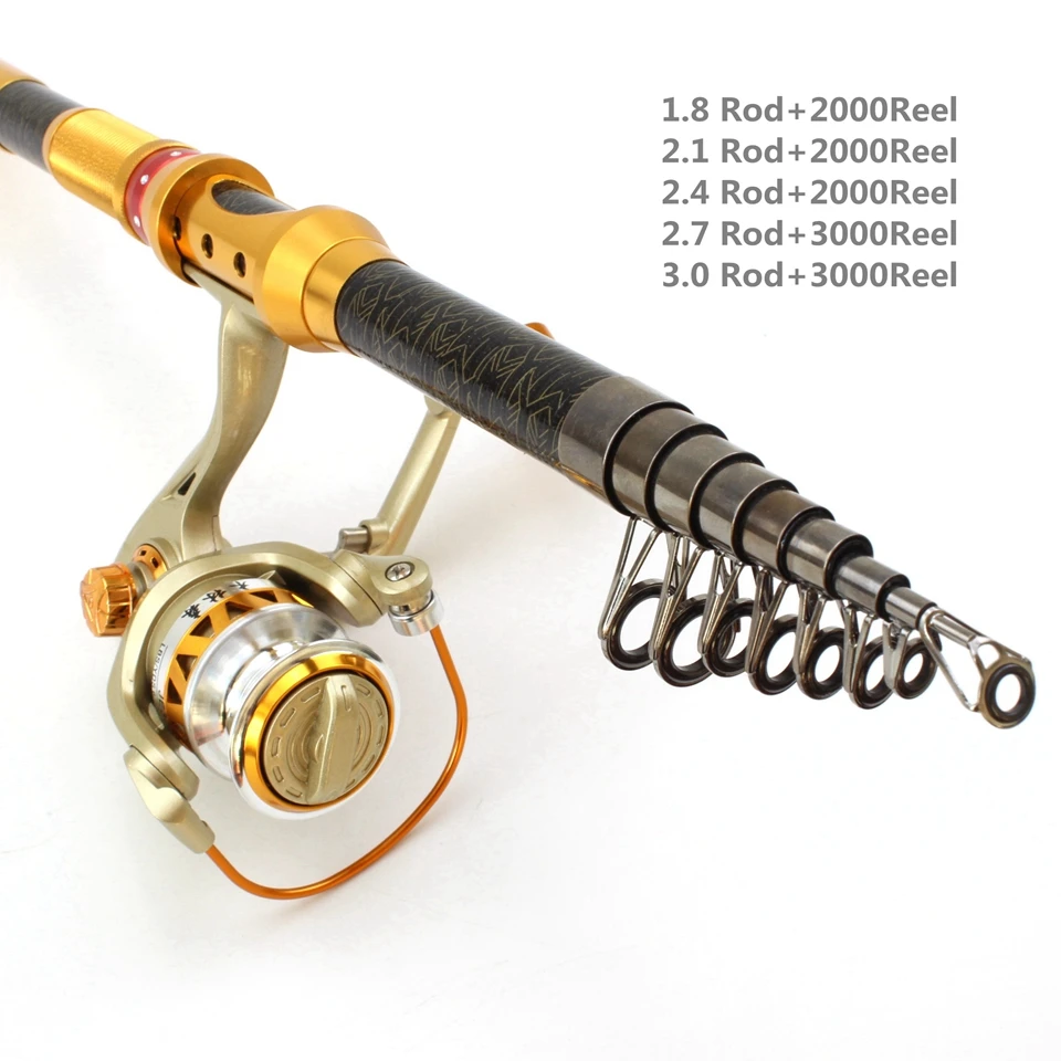 Портативная телескопическая удочка из углеродного волокна 1 8 3 0 м и Набор сумок