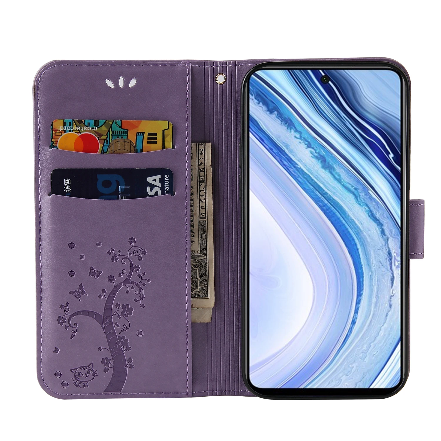 Leather Wallet Case For Xiaomi Redmi Note 9/9S/9 Pro/8/8T/8 Pro/7 Pro 10X 9 9A 9C 8 8A 7A Mi A3 CC9 Pro 9T 10 Lite Poco X3 NFC