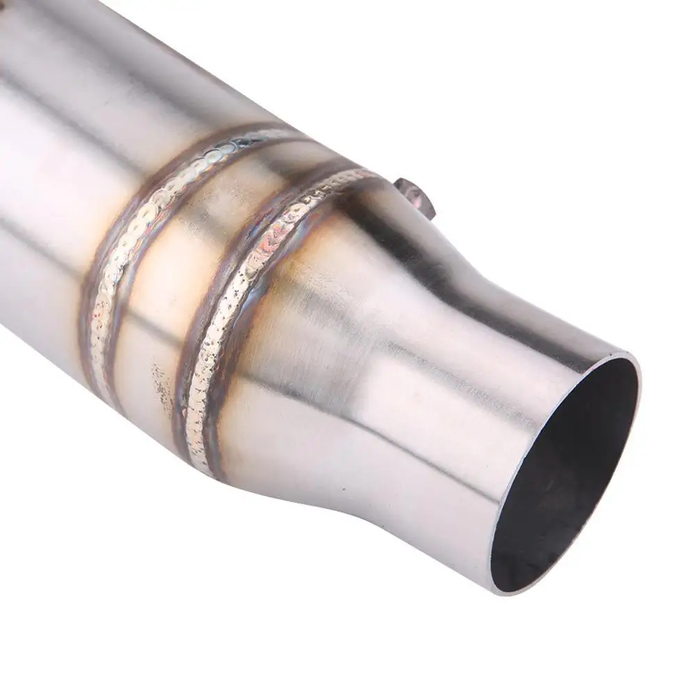 Соединительная круглая выхлопная средняя труба для мотоцикла 51 мм Глушитель без