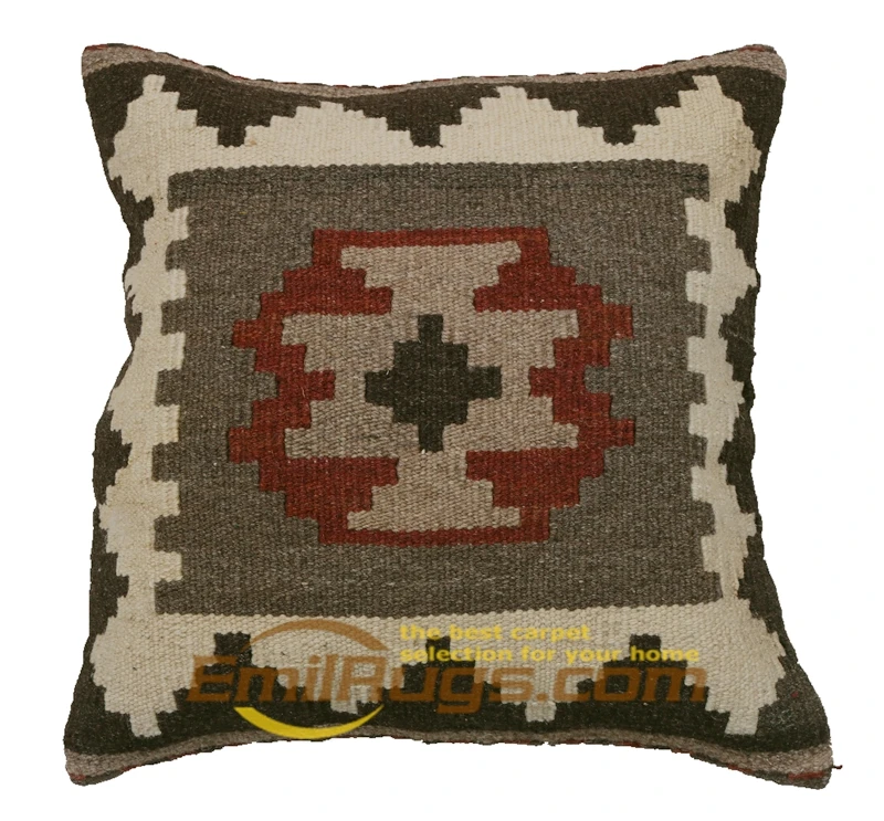 Чехол для подушки 50x70 килим домашний декор ручной работы шерсть варьируется