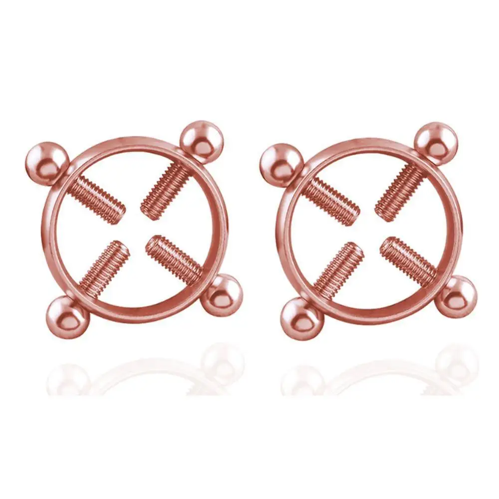 Пикантное привлекательное круглое кольцо для сосков из нержавеющей стали