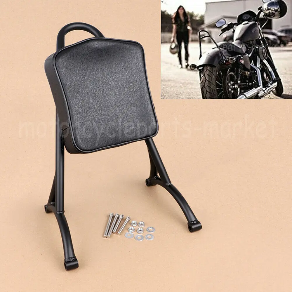 Черная подкладка для спинки пассажирской Сисси бары подходит моделей серии Harley