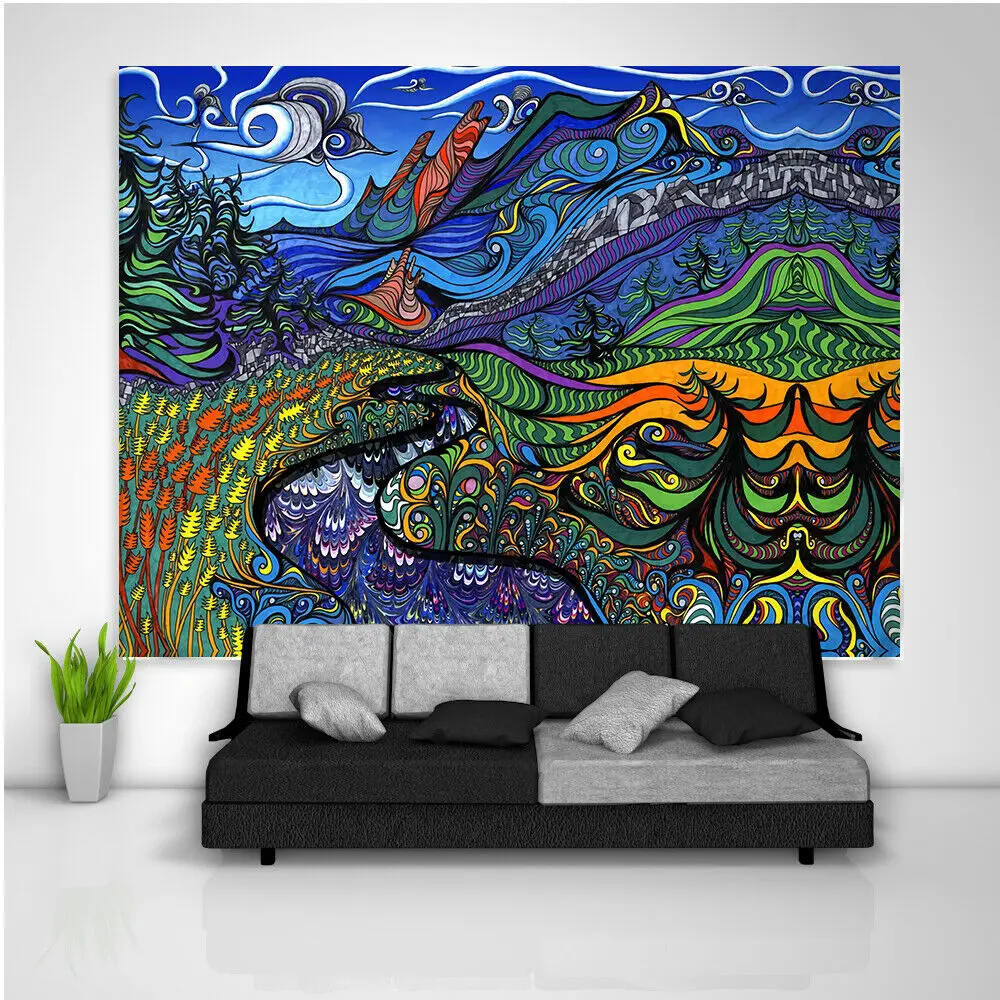 

Abstract Painting Wall Hanging Psychedelic Bedroom Home Decoration