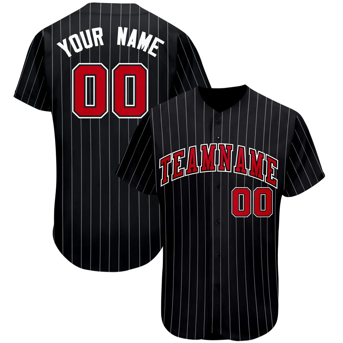 Custom Baseball Jerseys Print Name Number Adult/Child Hip-Hop Street Style Outdoor Softball Game Training Jersey Baseball Shirt