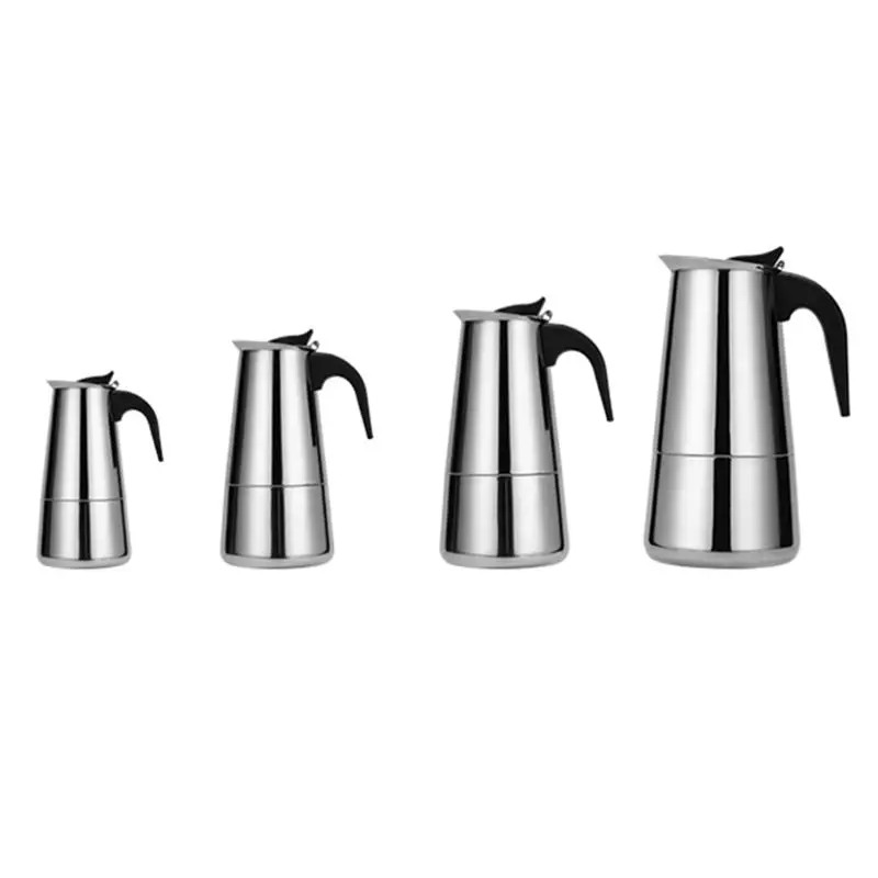 Чайник из нержавеющей стали Кофеварка чайник для кофе портативный эспрессо Мока