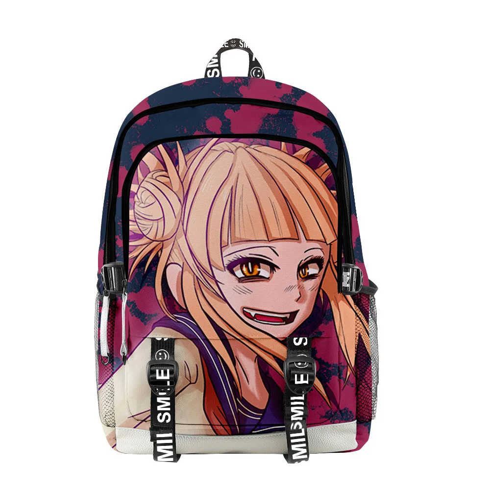 

Japan Anime My Hero Academia Backpack Primary Middle School Students Schoolbag Teenager Boys Girls Oxford Waterproof Laptop Bag