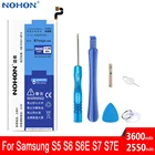 Оригинальный аккумулятор Nohon для Samsung Galaxy S5, S6, S7 Edge