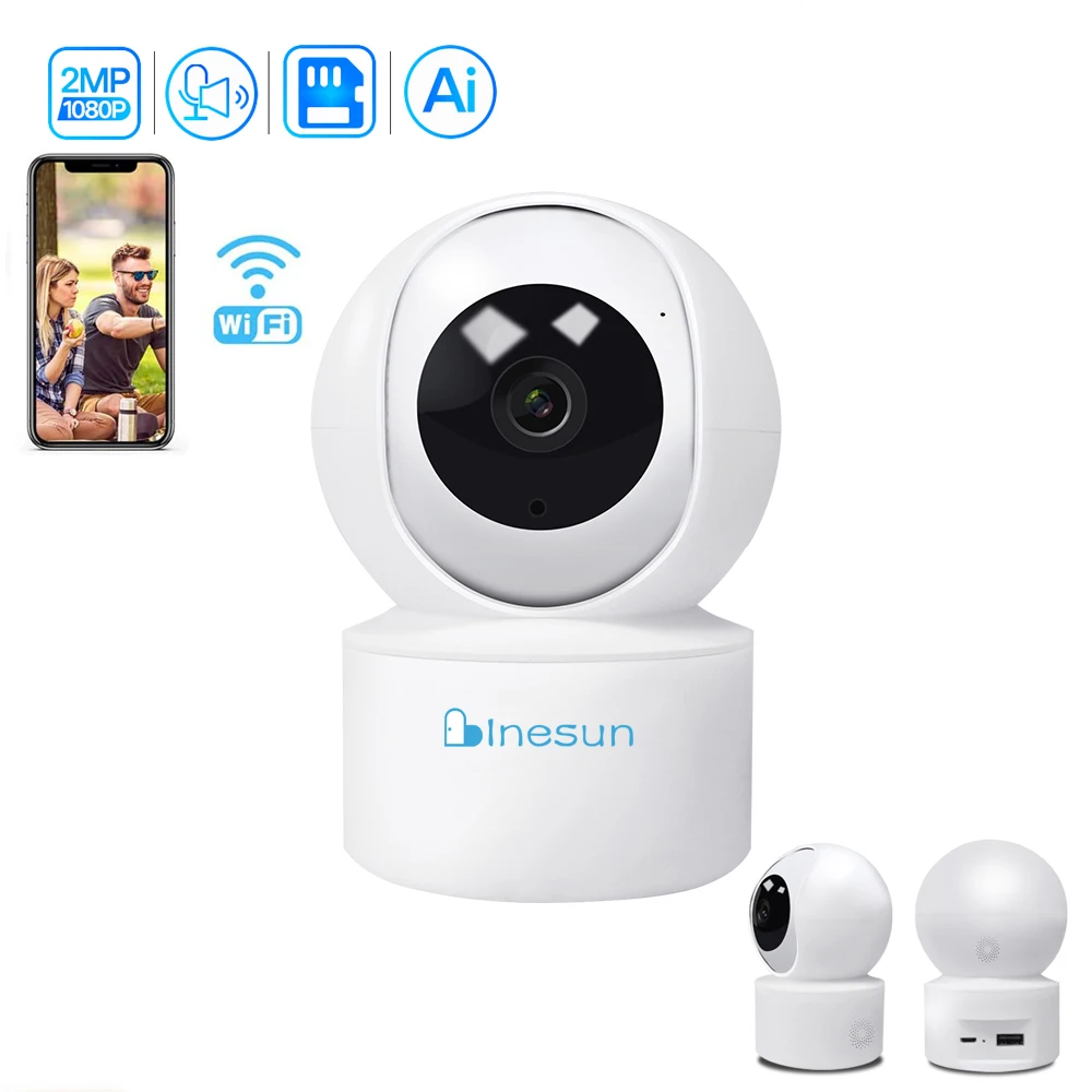 Inesun Full HD 1080P Wi Fi автоматического отслеживания безопасности Камера Беспроводной