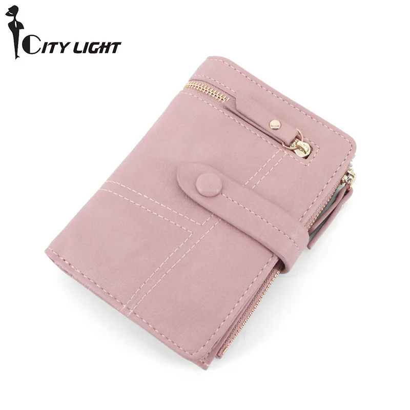 

New Brand Women Wallet Fashion Short Design Purse Two Fold Multifunction Small Students Wallet For Girls Female Purse Gift