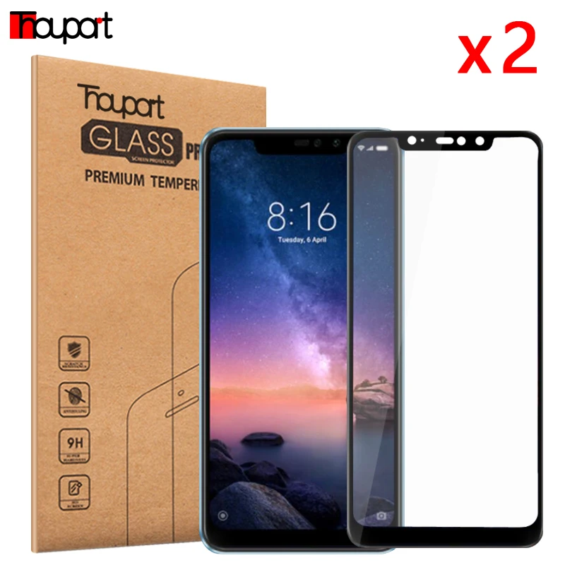 Закаленное стекло для Xiaomi Mi 6/6A/Note6 Pro защитная пленка экрана 6/6X/Redmi Note 6 Pro/A2 Lite 2 шт. |