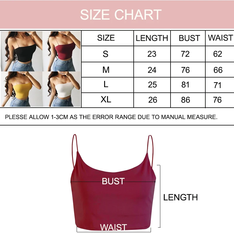 Женский укороченный топ без рукавов повседневный однотонный с глубоким V