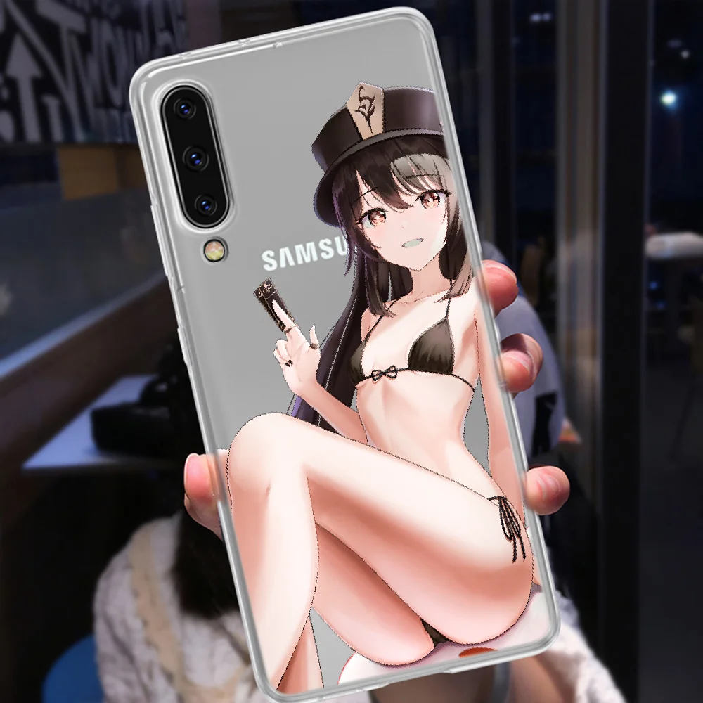 Чехол Hu Tao для телефона Samsung Galaxy A 3 5 7 8 10 20 21 30 40 50 51 70 71 E S 2016 2018 4G Прозрачный 3D чехол