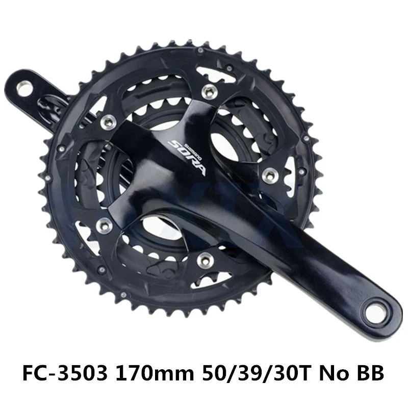FC-3503 170mm No BB SHIMANO Солнечный FC-3503 170mm 50/39/30 9-скоростное шоссе/складной велосипед полые одноосевой Сжатия доска совершенно аппарат не Привязанный к оператору сотовой связи b - Цвет: FC-3503 170mm No BB