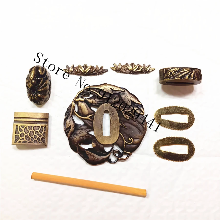 Набор меча ручной работы японская защита для катаны вакидзаси фучи Каширы ручки