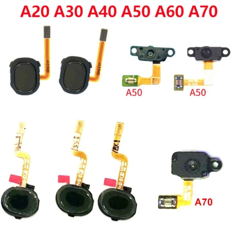 Кнопка &quotдомой&quot датчик отпечатков пальцев гибкий кабель для SamSung Galaxy A20 A30 A40 A50