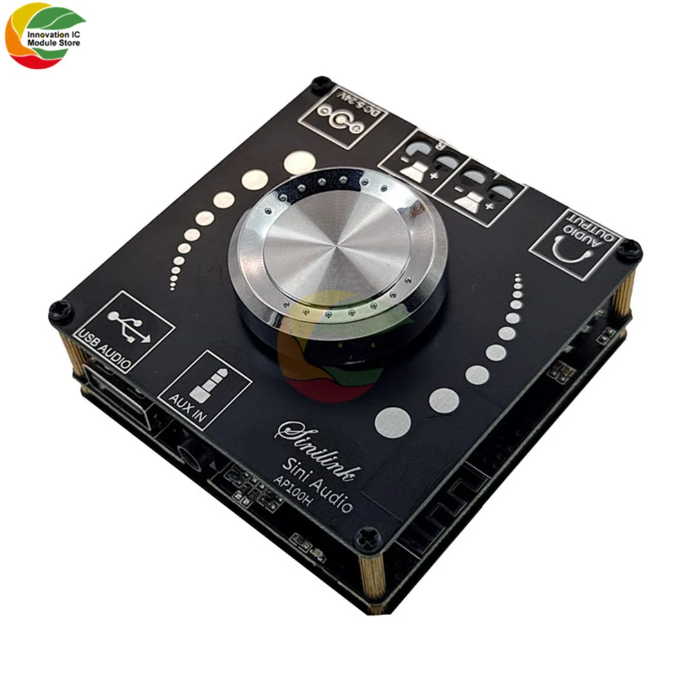 XY-AP100H 100 Вт + двойной TPA3116D2 Bluetooth 5 0 стерео аудио цифровой усилитель мощности плата