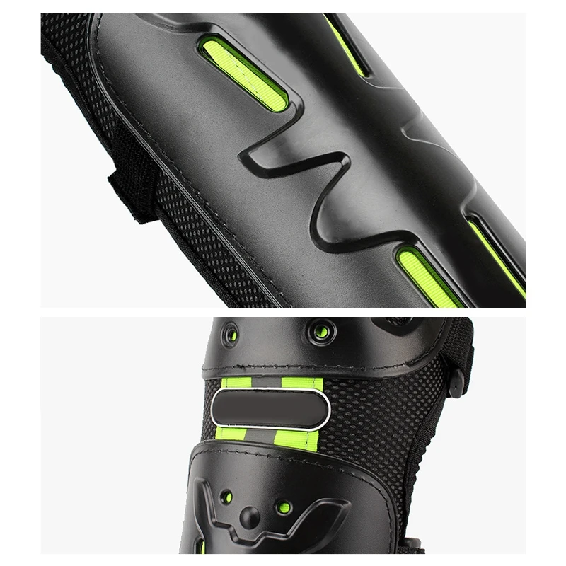 

4Pcs Motorcycle Protective Gear Knee Pads Elbow Protector Motocross Cycling Night Reflective Safety Protection Knee Support