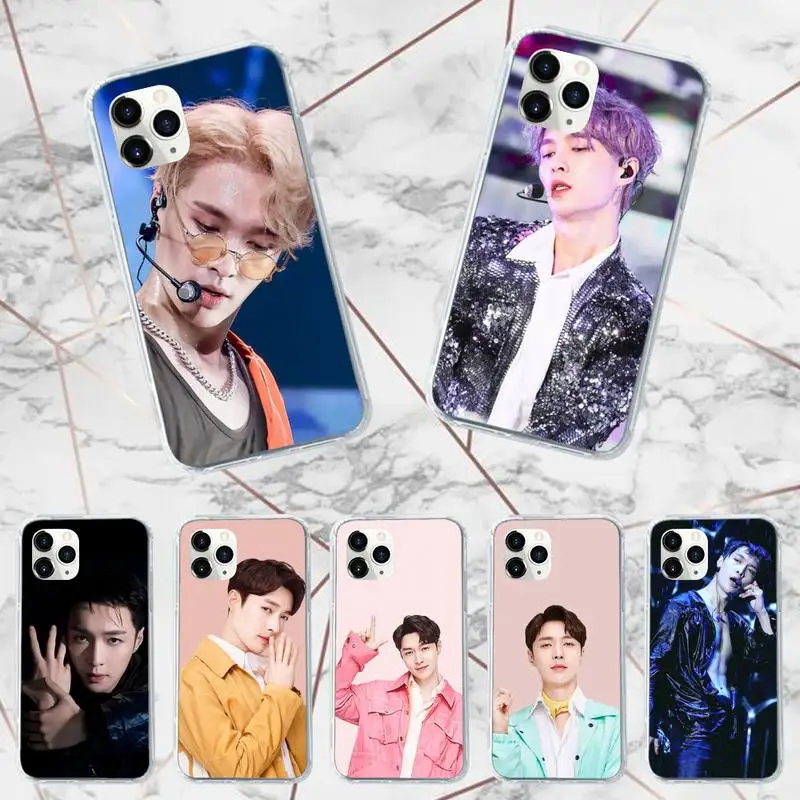 

exo lay singer Phone Case Transparent soft For iphone 12 11 13 7 8 6 s plus x xs xr pro max mini