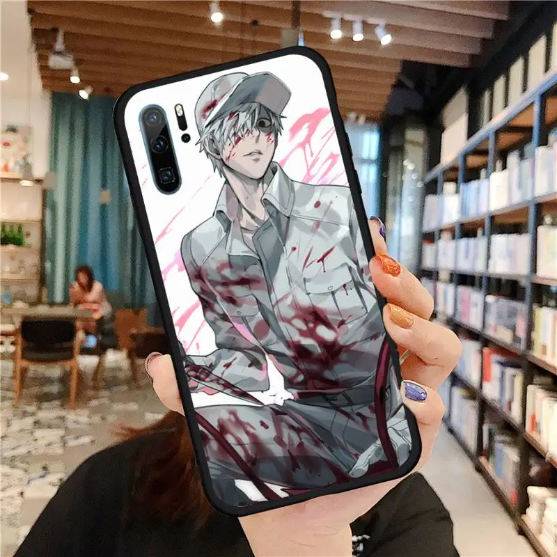 

WBC Leukocyte anime cartoon Phone Cases For Huawei honor Mate P 9 10 20 30 40 Pro 10i 7 8 a x Lite nova 5t Soft silicone funda