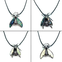 shell inlaid metal insect shape pendant various colors of jewelry fashionable charm diy necklace bracelet anklet accessories