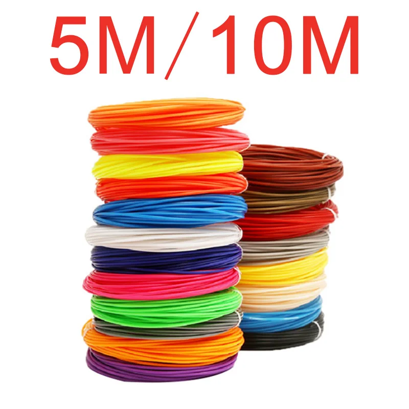 

PLA Filament for 3D Printer Pen Filament 10/20 Rolls 10/5M Diameter 1.75mm 200M Plastic Filament for 3D Pen 10/20 Colors