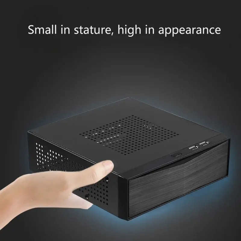Чехол для компьютера FH03 FH05 Mini ITX офисный домашний usb 2 0 с отверстием радиатора блок