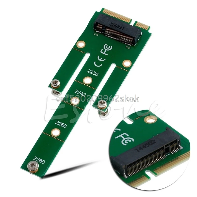 NGFF M.2 B Ключ SATA на основе SSD до 2230 2242 2260/80 мини PCI-e адаптер mSATA карта