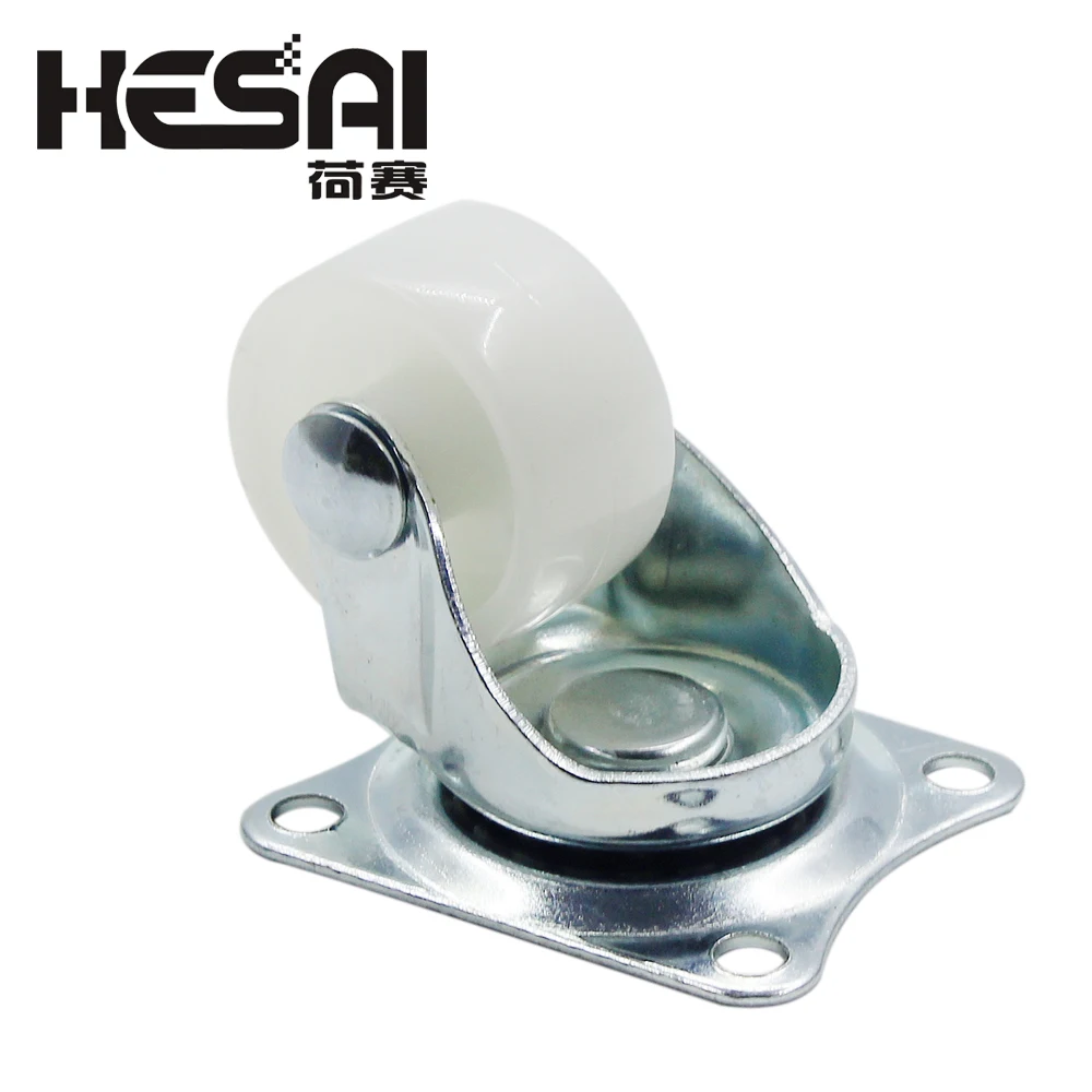 1 дюйм универсальный ролик Iight белое пластиковое колесо из ПП диаметр 25 мм