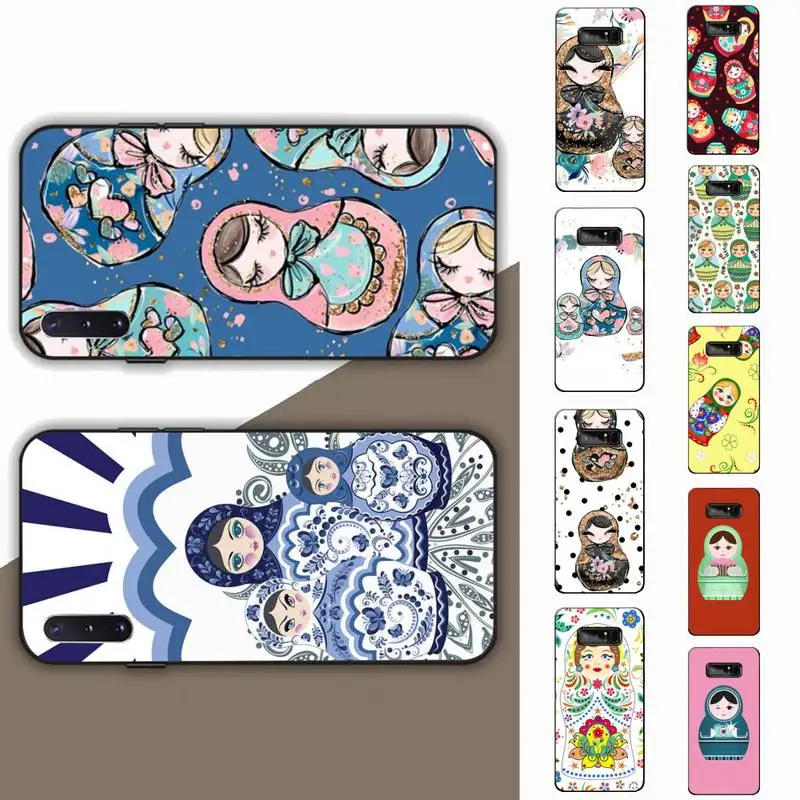 

Yinuoda Cute Russian Dolls Matryoshka Phone Case for Samsung Note 5 7 8 9 10 20 pro plus lite ultra A21 12 72