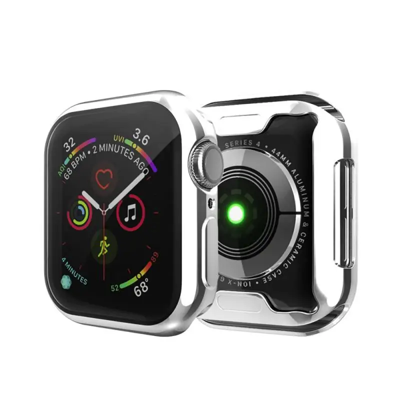 Чехол для Apple Watch чехол 44 мм/40 мм Iwatch 42 мм/38 защита экрана бампер аксессуары серии 3 2