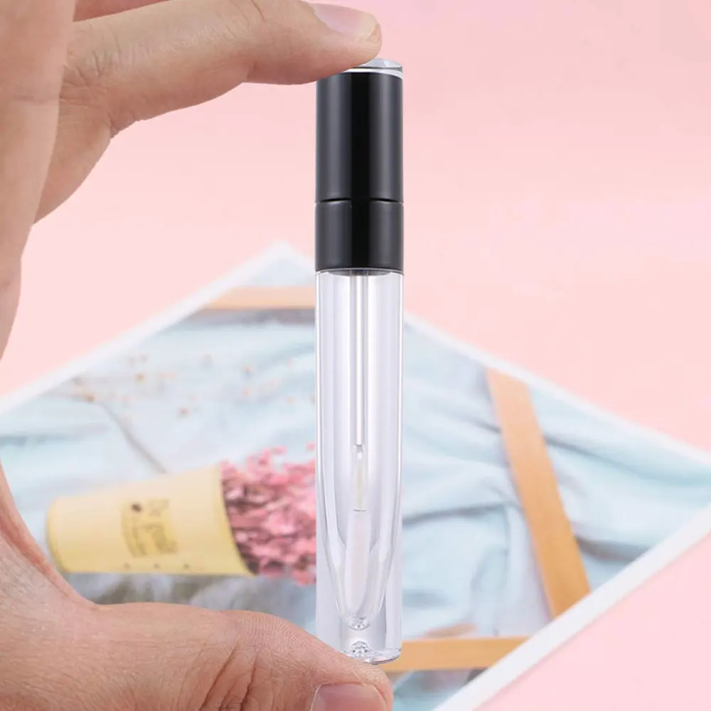 

12pcs Round Lip Enamel Lip Gloss Tube Portable Lip Gloss Containers for Woman