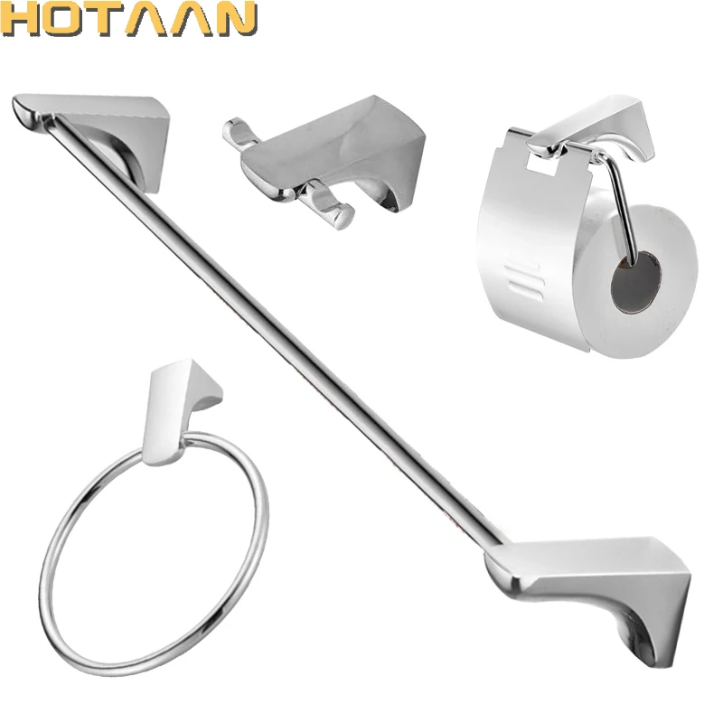 Бесплатная доставка круглый набор аксессуаров для ванной комнаты из нержавеющей