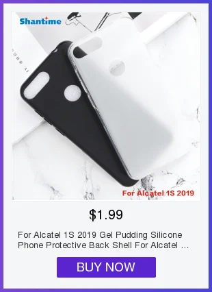 Холщовый чехол для телефона из искусственной кожи для Alcatel 1S, флип-чехол для Alcatel 1S, деловой чехол, Мягкая силиконовая задняя крышка