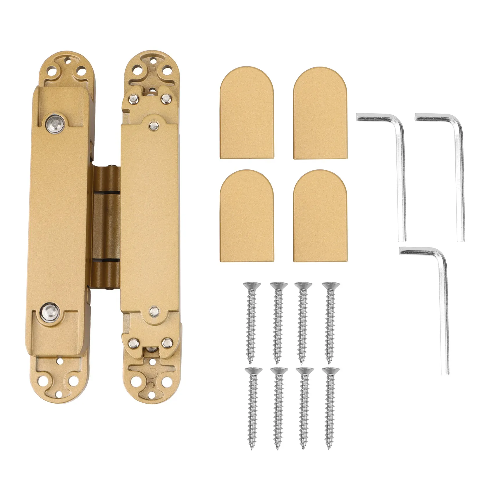

3D Adjustable Concealed Wood Door Mute Cross Hinge Adjustable Concealed Gate Self Closing Heavy Duty Hinges
