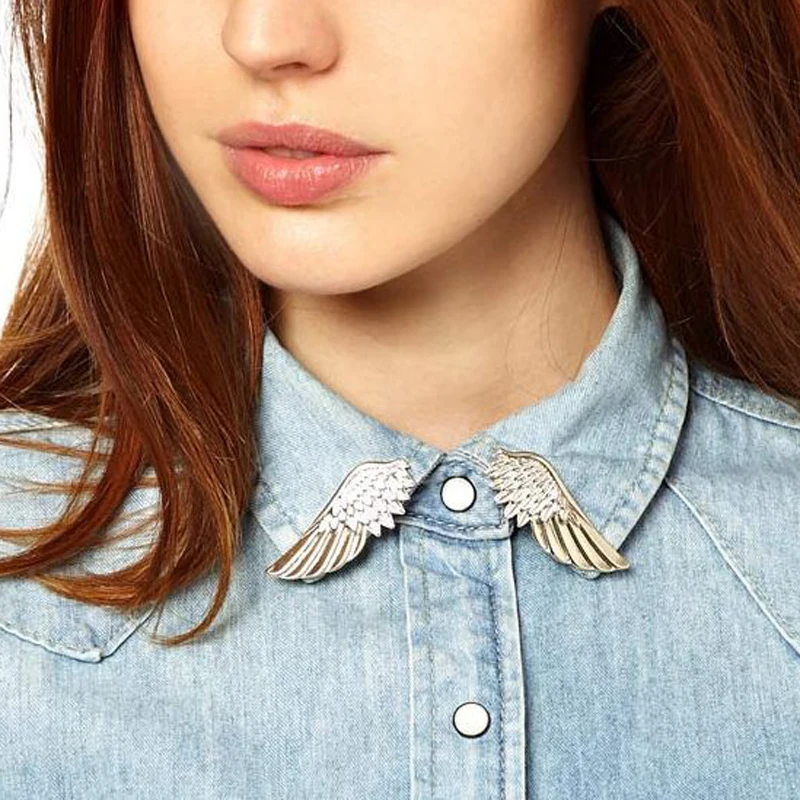 Распродажа 1 пара женских бриллиантов брошь на воротник готические