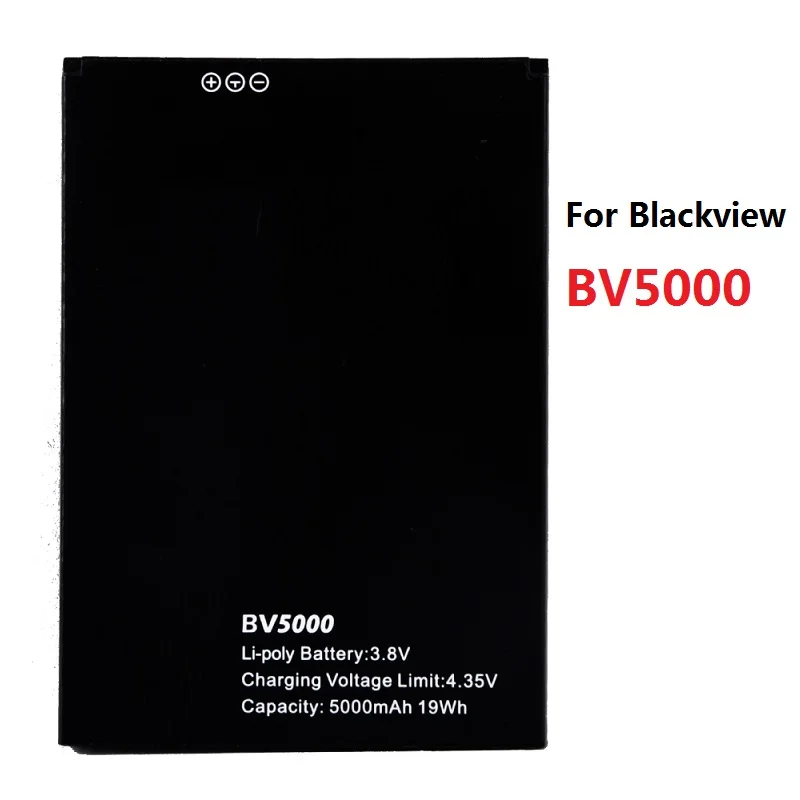 

For Blackview BV5000 Battery 5000mAh Batterie Bateria Accumulator AKKU High Quality