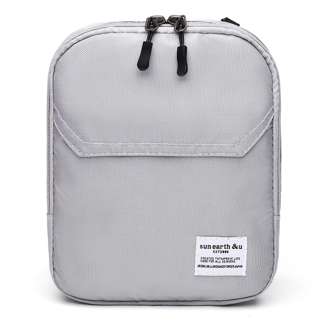 Модная сумка мессенджер мужские сумки из мягкого нейлона однотонная на молнии