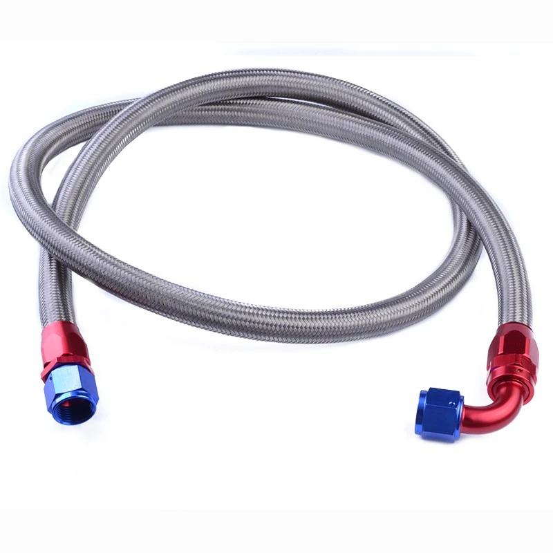 1 6 метров двойная нержавеющая оплетка Маслопровод/топливный шланг линия трубы +