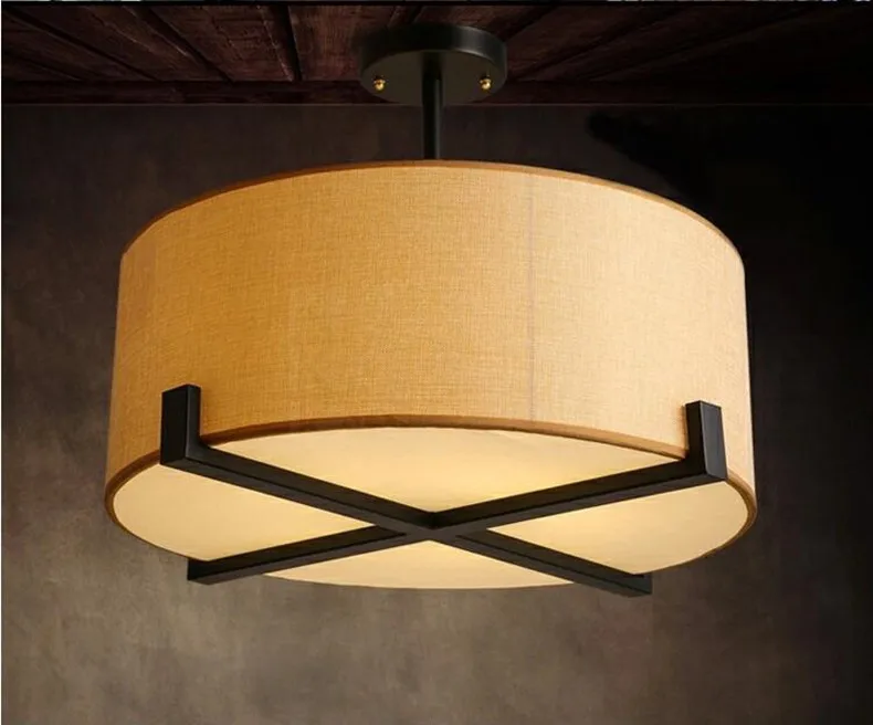 Потолочные светильники из ткани для скандинавского искусства современные