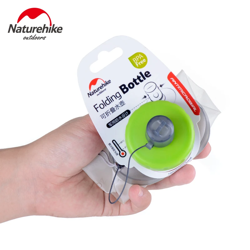 

Naturehike factory sell new 750ML Creative Collapsible Foldable Silicone drink Sports Water bottle Camping Travel bicycle bottle