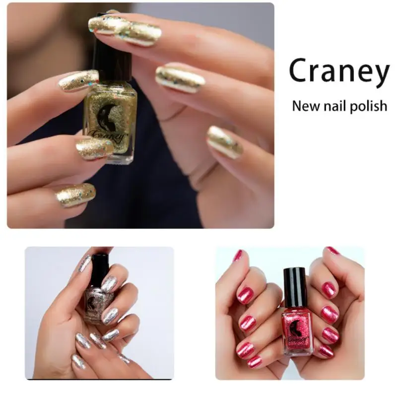 Гель-лак для ногтей с зеркальным металлическим эффектом 6 мл