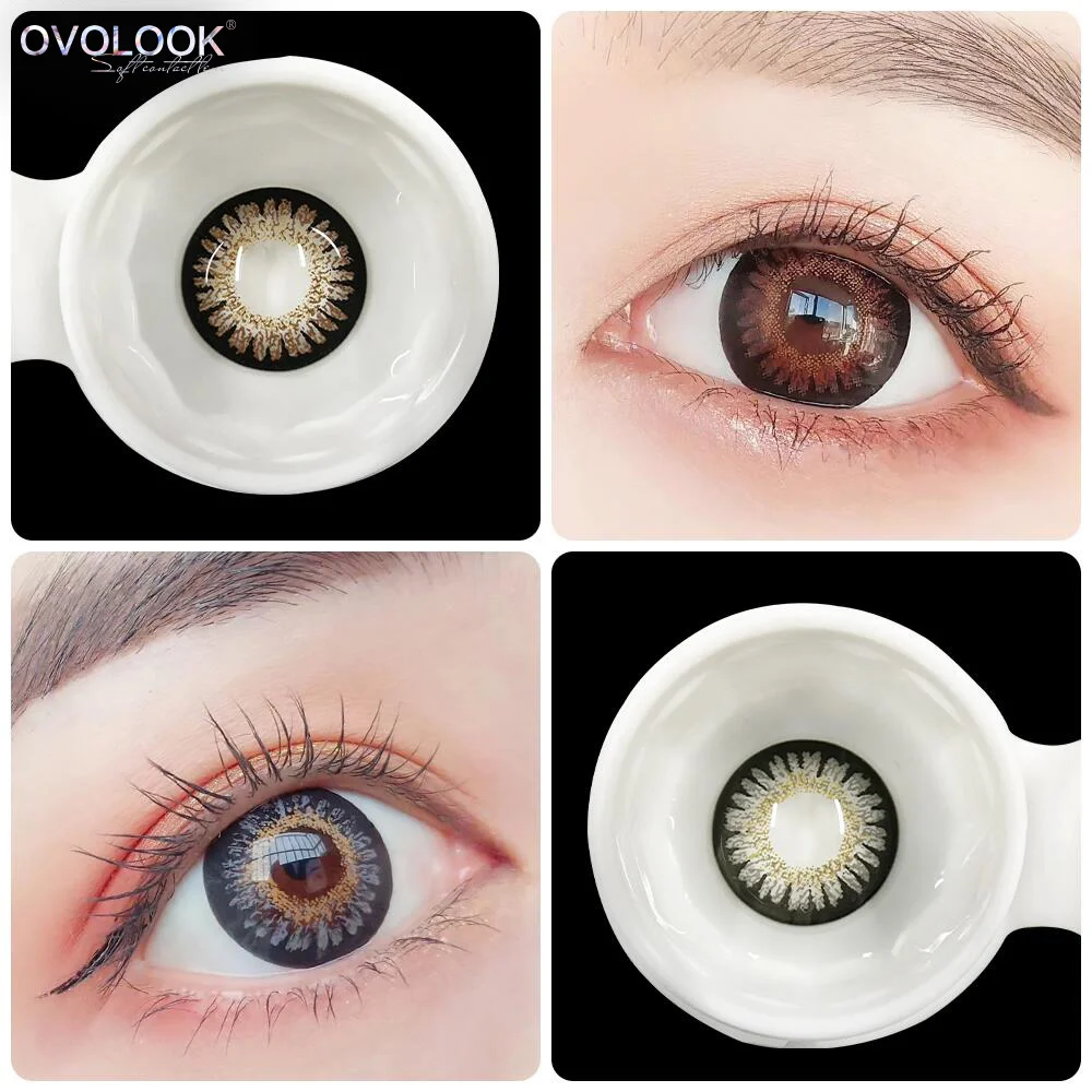 OVOLOOK 1 пар линз контактные линзы цветные ed для глаз ежегодное использование