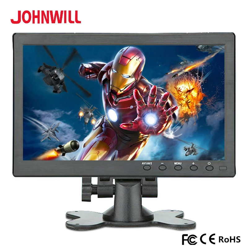 10,1 дюймов 1280x800P full view HDMI промышленный емкостный сенсорный монитор ips ЖК-экран дисплей с AV/VGA/HDMI/USB/динамик