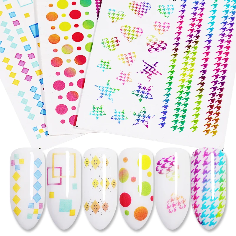 2 моделей/лист милый цветок ногтей воды передачи наклейка стикер BORN PRETTY BP-W17 #20608 |